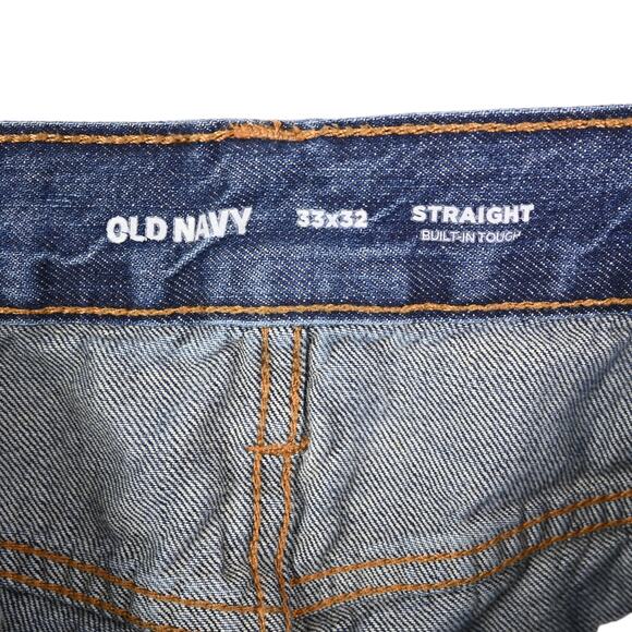 Old Navy Straight Jeans, Built-In Tough, size 33 x 32 - Picture 9 of 9